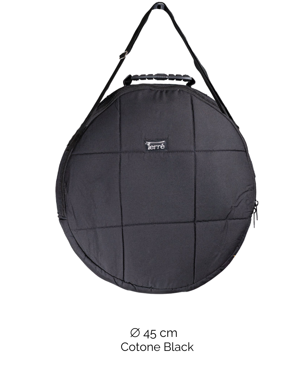 Custodia scura tamburo rituale | rotondo 45cm