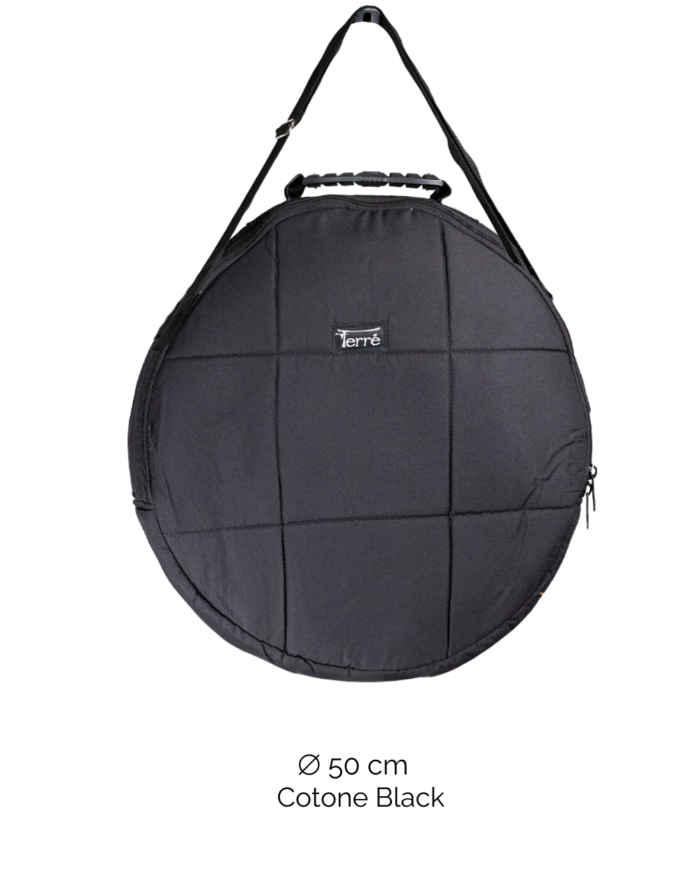 Custodia scura tamburo rituale | rotondo 50cm