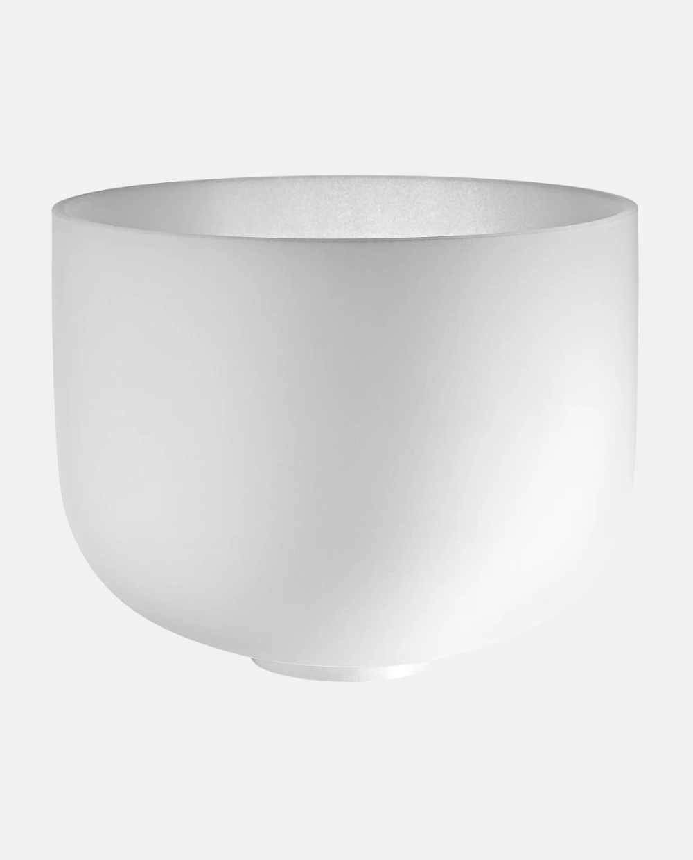 Campana in cristallo di quarzo bianco da 12'' | Nota E4 - Chakra del Plesso Solare