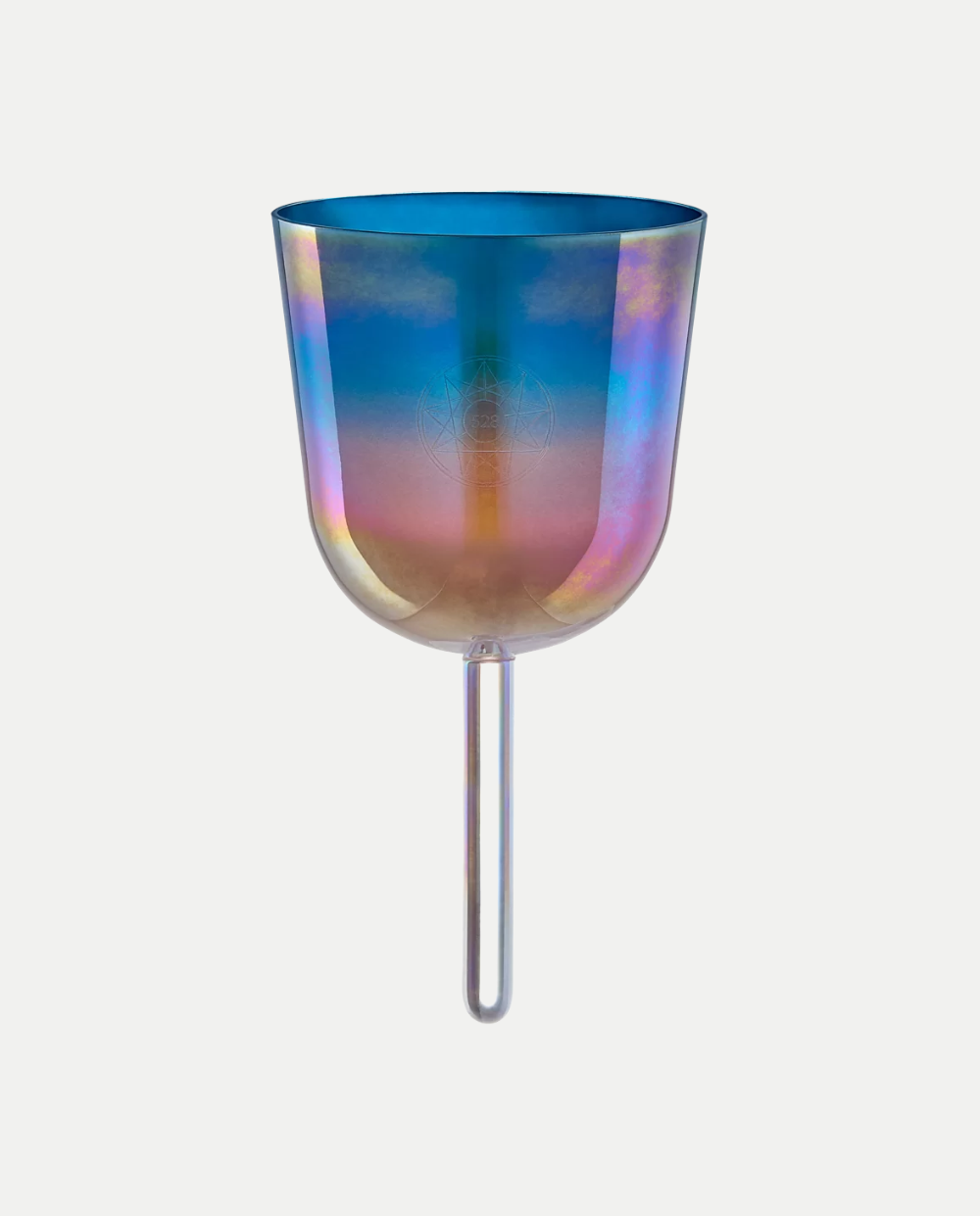 Calice sonoro in cristallo | 4.25'' | Aurora Blu