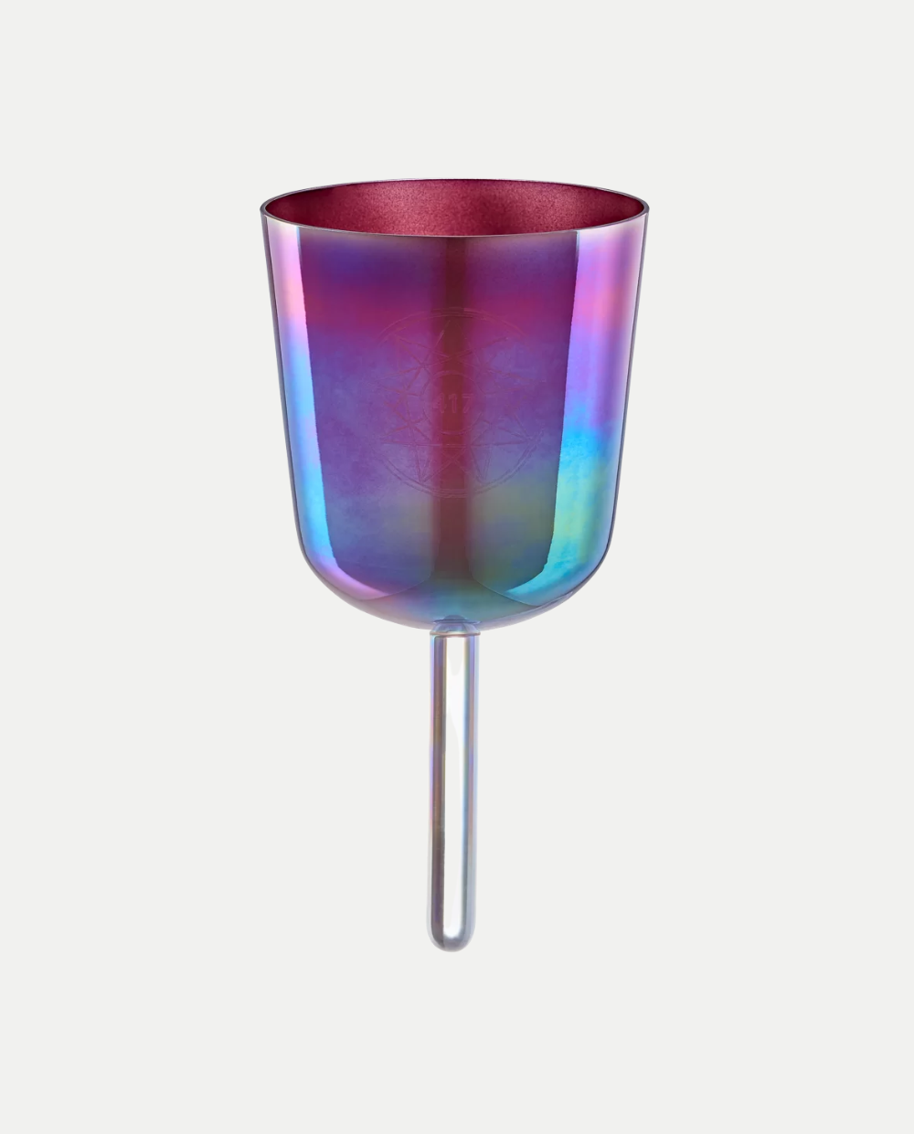 Calice sonoro in cristallo | 5.75'' | Rame Marrone