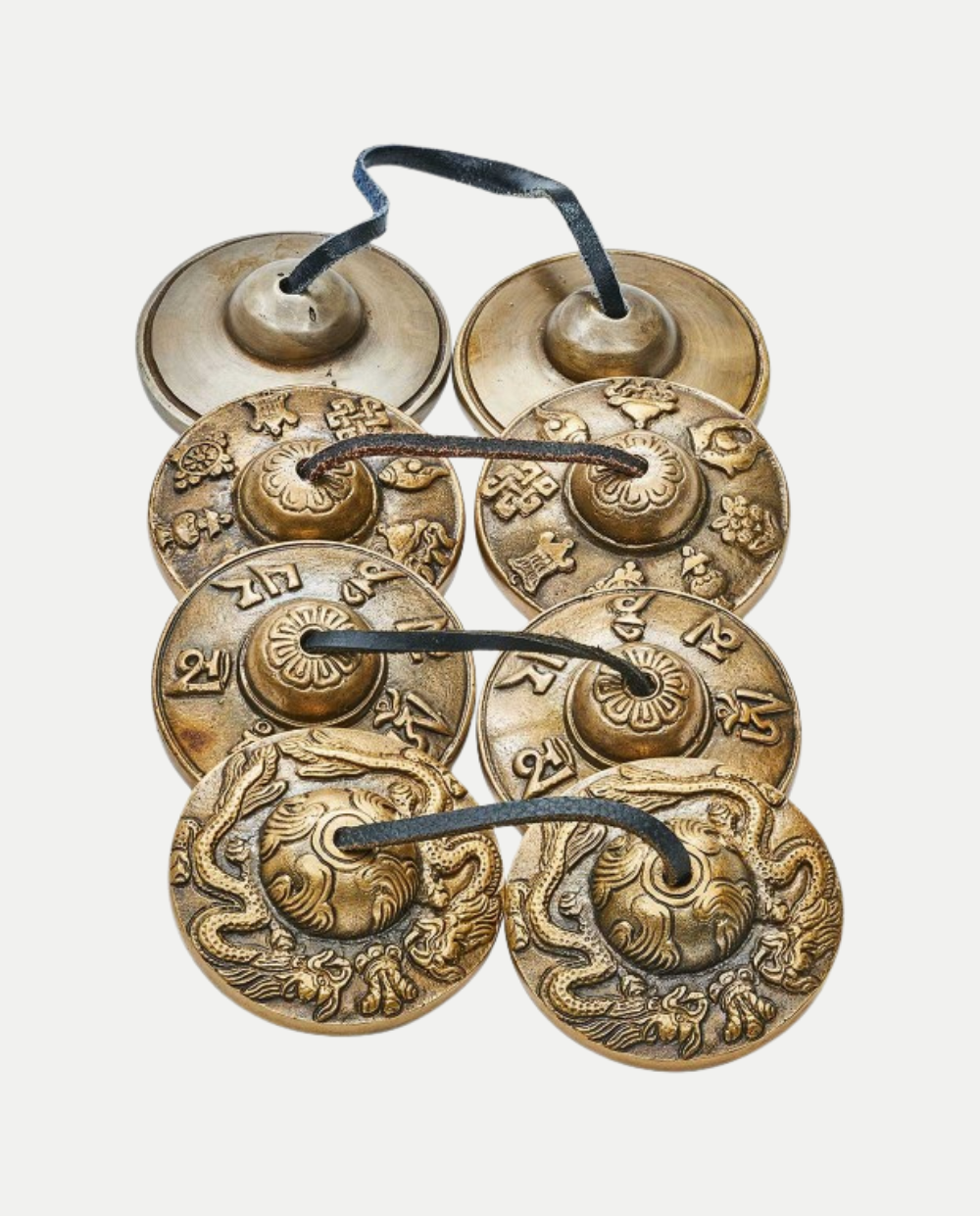 Tingsha Tibetane Ø 7 cm – Campane Rituali per Meditazione